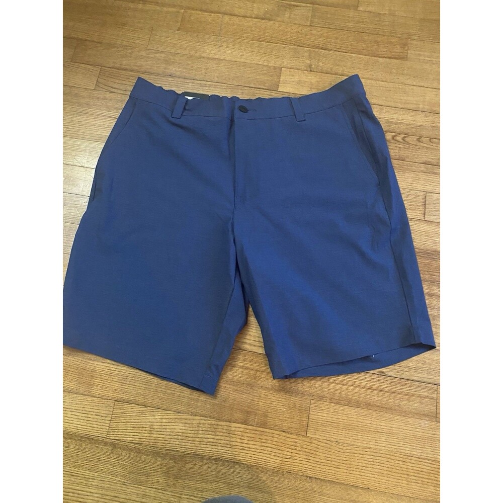 NWT Banana Republic Comfort Flat Shorts Men 38 Blue Stretch preppy Gorpcore Golf